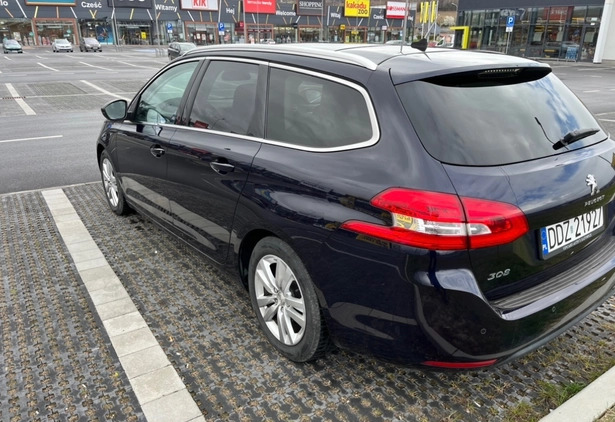 Peugeot 308 cena 33900 przebieg: 197500, rok produkcji 2015 z Bielawa małe 56